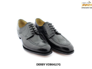 [Outlet size 41] Giày da nam hàng hiệu thủ công Derby VDB0027G 003