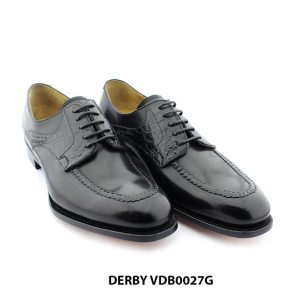 [Outlet size 41] Giày da nam hàng hiệu thủ công Derby VDB0027G 003