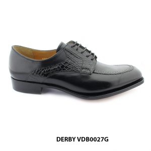 [Outlet size 41] Giày da nam hàng hiệu thủ công Derby VDB0027G 001
