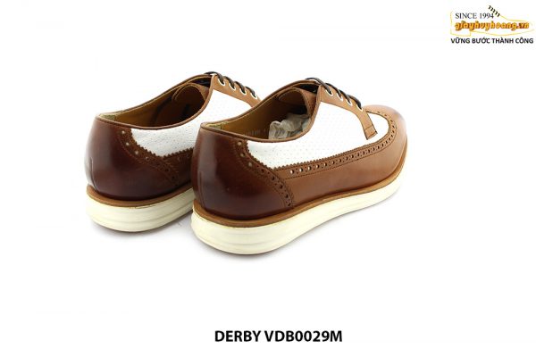 [Outlet size 41] Giày da nam thể thao sneaker Derby VDB0029M 003