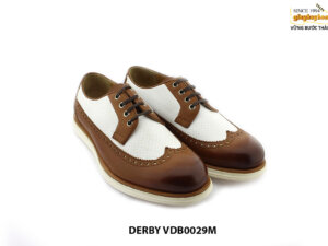[Outlet size 41] Giày da nam thể thao sneaker Derby VDB0029M 002