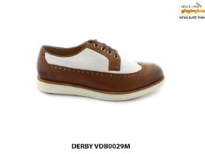 [Outlet size 41] Giày da nam thể thao sneaker Derby VDB0029M 001