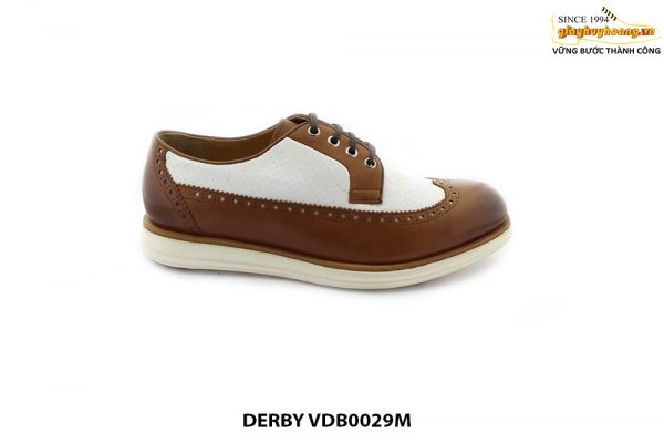 [Outlet size 41] Giày da nam thể thao sneaker Derby VDB0029M 001