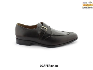 [Outlet size 43] Giày da nam có khoá single monkstrap 8418 001