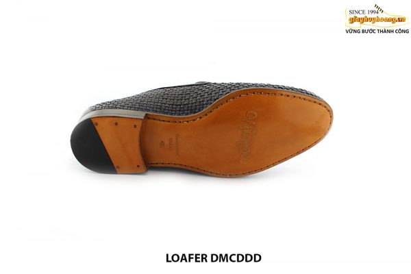 [Outlet size 40] Giày lười nam da đan navy Loafer DMCDDD 006