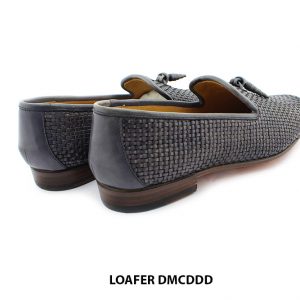 [Outlet size 40] Giày lười nam da đan navy Loafer DMCDDD 005