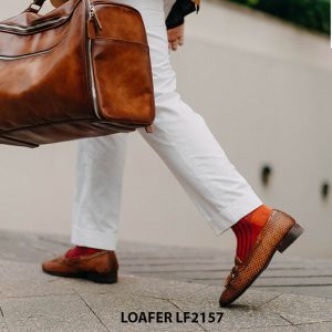 Giày lười nam có chuông Tassel Loafer LF2157 006