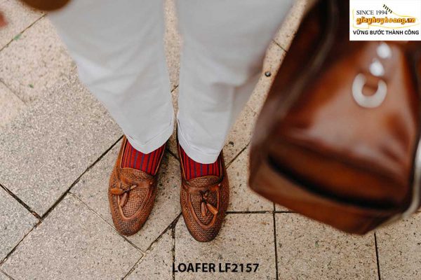 Giày lười nam có chuông Tassel Loafer LF2157 001