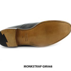 [Outlet size 41] Giày da nam 1 khoá đế da monkstrap GM068 006