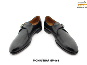 [Outlet size 41] Giày da nam 1 khoá đế da monkstrap GM068 004