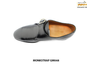[Outlet size 41] Giày da nam 1 khoá đế da monkstrap GM068 002