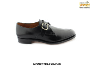 [Outlet size 41] Giày da nam 1 khoá đế da monkstrap GM068 001
