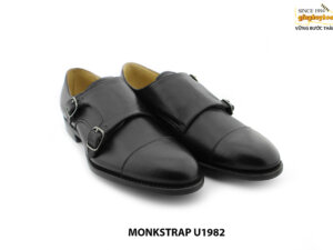 Giày da nam hai khóa vàng bò Monkstrap U1982CS 008
