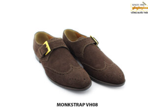 [Outlet] Giày da lộn nam 1 khoá Single Monkstrap VH08 002