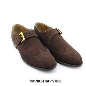 [Outlet] Giày da lộn nam 1 khoá Single Monkstrap VH08 002