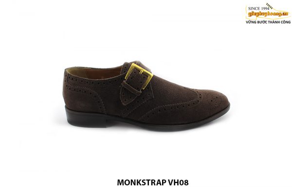 [Outlet] Giày da lộn nam 1 khoá Single Monkstrap VH08 001