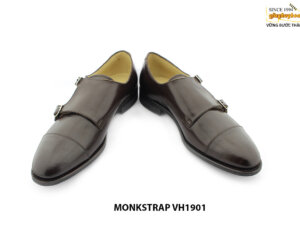 [Outlet] Giày da nam 2 khoá thanh lịch monkstrap VH1901 005