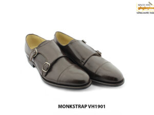 [Outlet] Giày da nam 2 khoá thanh lịch monkstrap VH1901 004