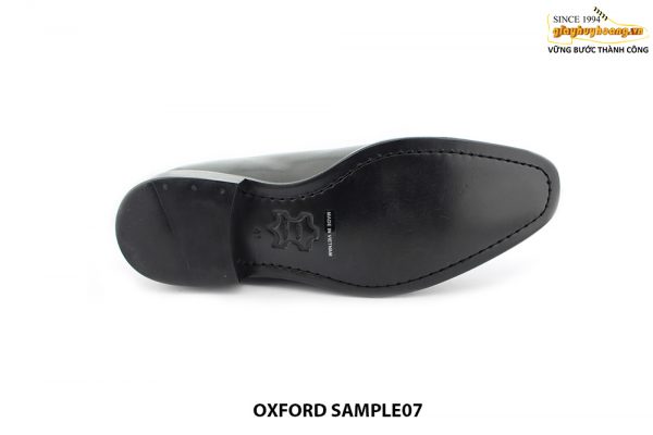 [Outlet size 40] Giày tây nam màu đen Oxford SAMPLE07 005