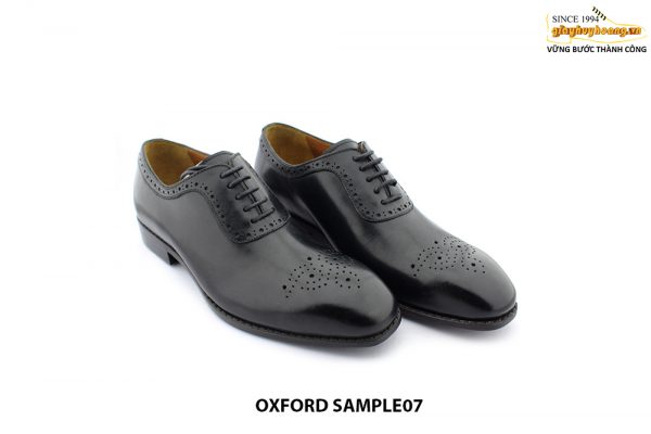 [Outlet size 40] Giày tây nam màu đen Oxford SAMPLE07 003
