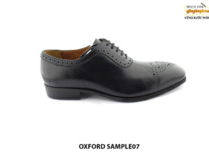 [Outlet size 40] Giày tây nam màu đen Oxford SAMPLE07 001