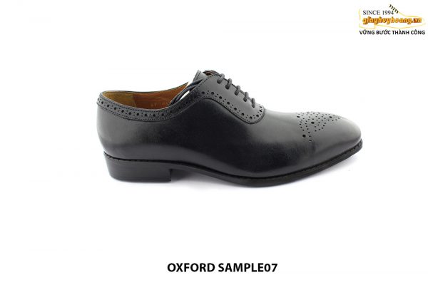[Outlet size 40] Giày tây nam màu đen Oxford SAMPLE07 001