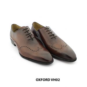 [Outlet] Giày da nam Brogues Wholecut Oxford VH02 002