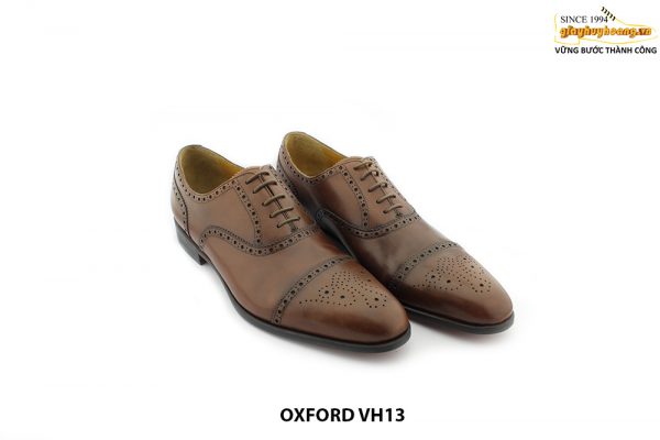[Outlet] Giày da nam thủ công đế cao su Oxford VH13 005