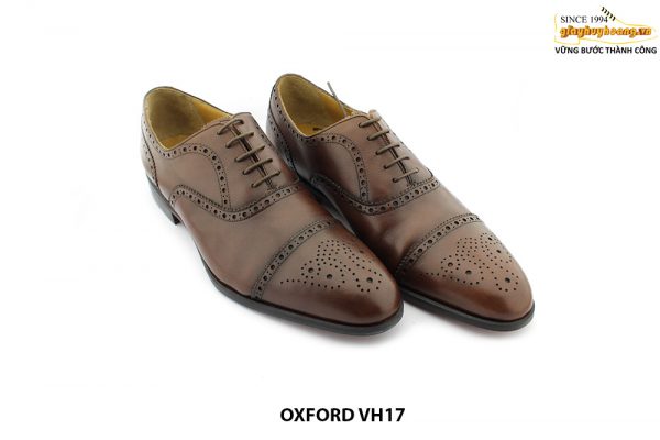 [Outlet] Giày da nam Brogues thủ công Oxford VH17 002