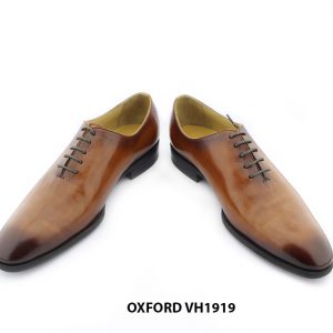 [Outlet] Giày da nam da trơn Wholecut Oxford VH1919 004