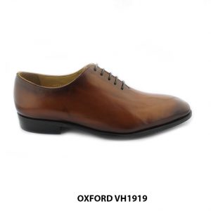 [Outlet] Giày da nam da trơn Wholecut Oxford VH1919 001