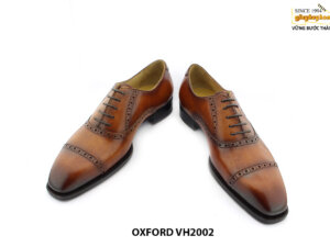 [Outlet] Giày da nam mũi vuông sang trọng Oxford VH2002 005
