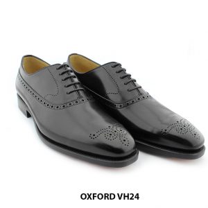 [Outlet size 42+43] Giày da nam cao cấp thủ công Oxford VH24 004