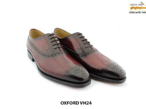 [Outlet size 42+43] Giày da nam cao cấp thủ công Oxford VH24 003