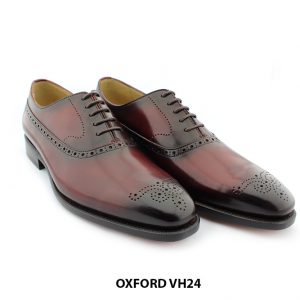 [Outlet size 42+43] Giày da nam cao cấp thủ công Oxford VH24 003