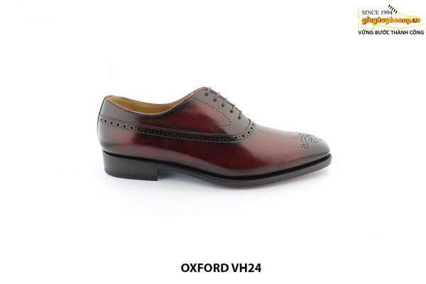 [Outlet size 42+43] Giày da nam cao cấp thủ công Oxford VH24 001