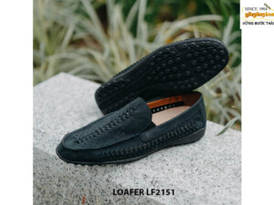 Giày lười nam da đan Penny Loafer LF2151 004