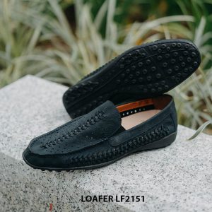 Giày lười nam da đan Penny Loafer LF2151 004