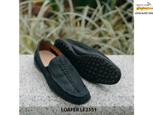 Giày lười nam da đan Penny Loafer LF2151 002