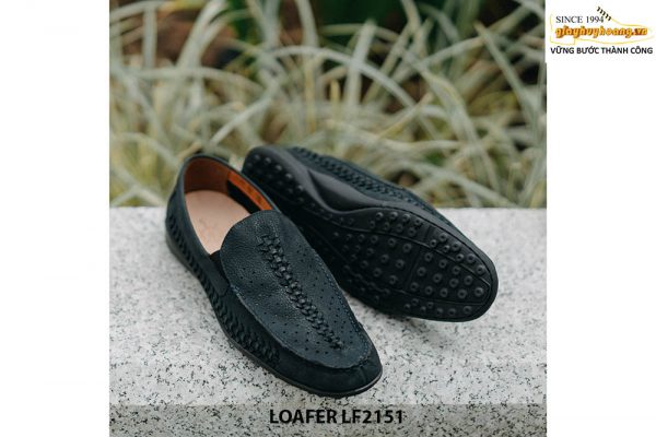 Giày lười nam da đan Penny Loafer LF2151 002