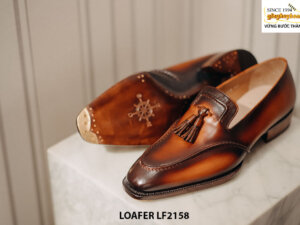 Giày lười nam có chuông đẹp Tassel Loafer LF2158 005