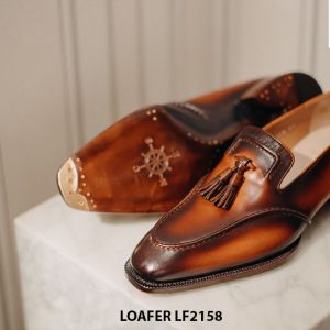 Giày lười nam có chuông đẹp Tassel Loafer LF2158 005