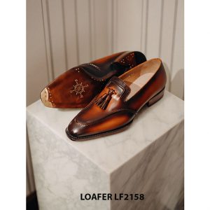Giày lười nam có chuông đẹp Tassel Loafer LF2158 004