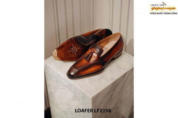 Giày lười nam có chuông đẹp Tassel Loafer LF2158 004