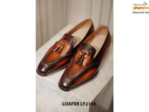 Giày lười nam có chuông đẹp Tassel Loafer LF2158 001