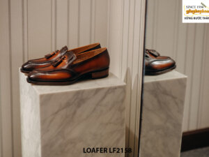 Giày lười nam có chuông đẹp Tassel Loafer LF2158 002