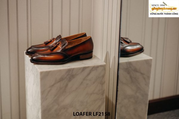 Giày lười nam có chuông đẹp Tassel Loafer LF2158 002
