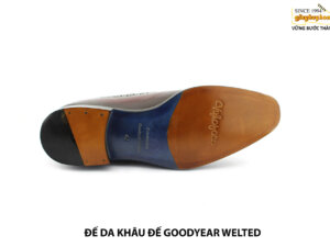 Mẫu đế da khâu đế goodyear welted giayhuyhoang.vn