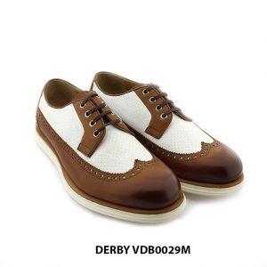 [Outlet size 41] Giày da nam thể thao sneaker Derby VDB0029M 002