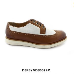[Outlet size 41] Giày da nam thể thao sneaker Derby VDB0029M 001